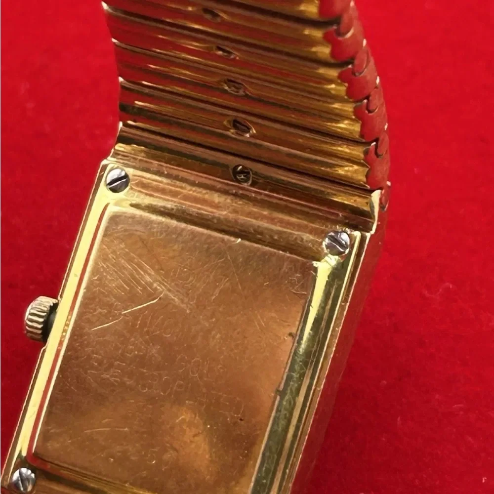 Vintage Raymond Weil 18k Gold Plated #158 running